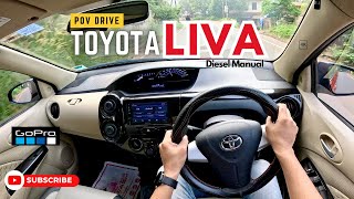 POV Drive | 2019 Toyota Etios Liva | VD Limited Edition | Diesel Manual | Narrow road | Gopro12