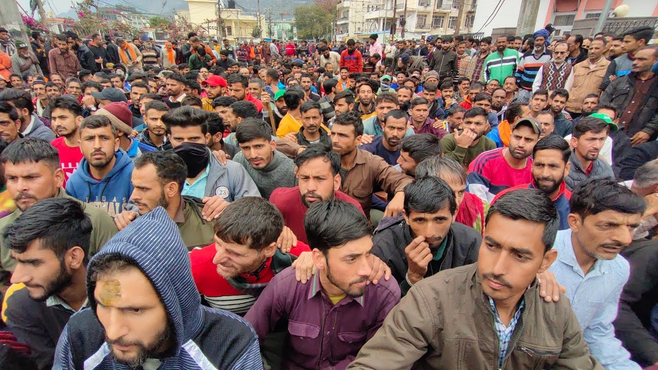 Protest in Katra
