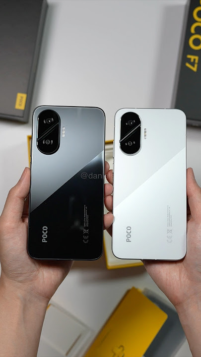 POCO F7 Black and White Unboxing!