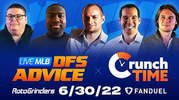 FANDUEL & DRAFTKINGS MLB DFS PICKS & STRATEGY FOR TODAY (6/30/22)