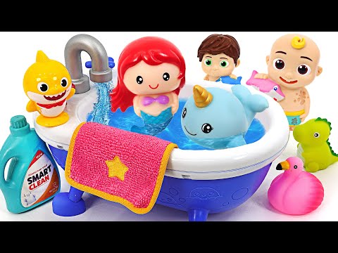 Let&amp;#39;s play in the <strong>Bath</strong> together with Cocomelon. Twinkle little Mermaid, Unicorn Water Toys