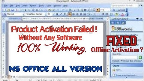How to Activate Microsoft office 2010 Permanently without Any Software or product key [safe & legal]