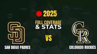 MLB Tonight: Padres vs Rockies Live Chat & Score Updates