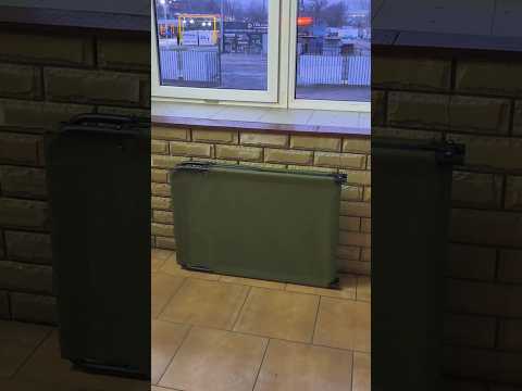 Розкладачка туристична Vitan Стандарт Хакі, складане ліжко для кемпінгу та дачі (2110172), видео 1