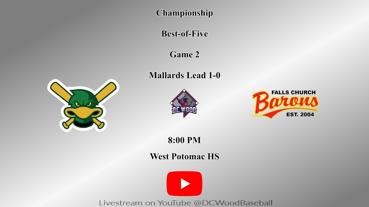 Championship Mallards vs Barons Game 2 Best-of-Five LIVE