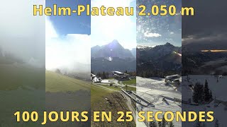 3 Zinnen Dolomiten ⏩ Timelapse 100 days
