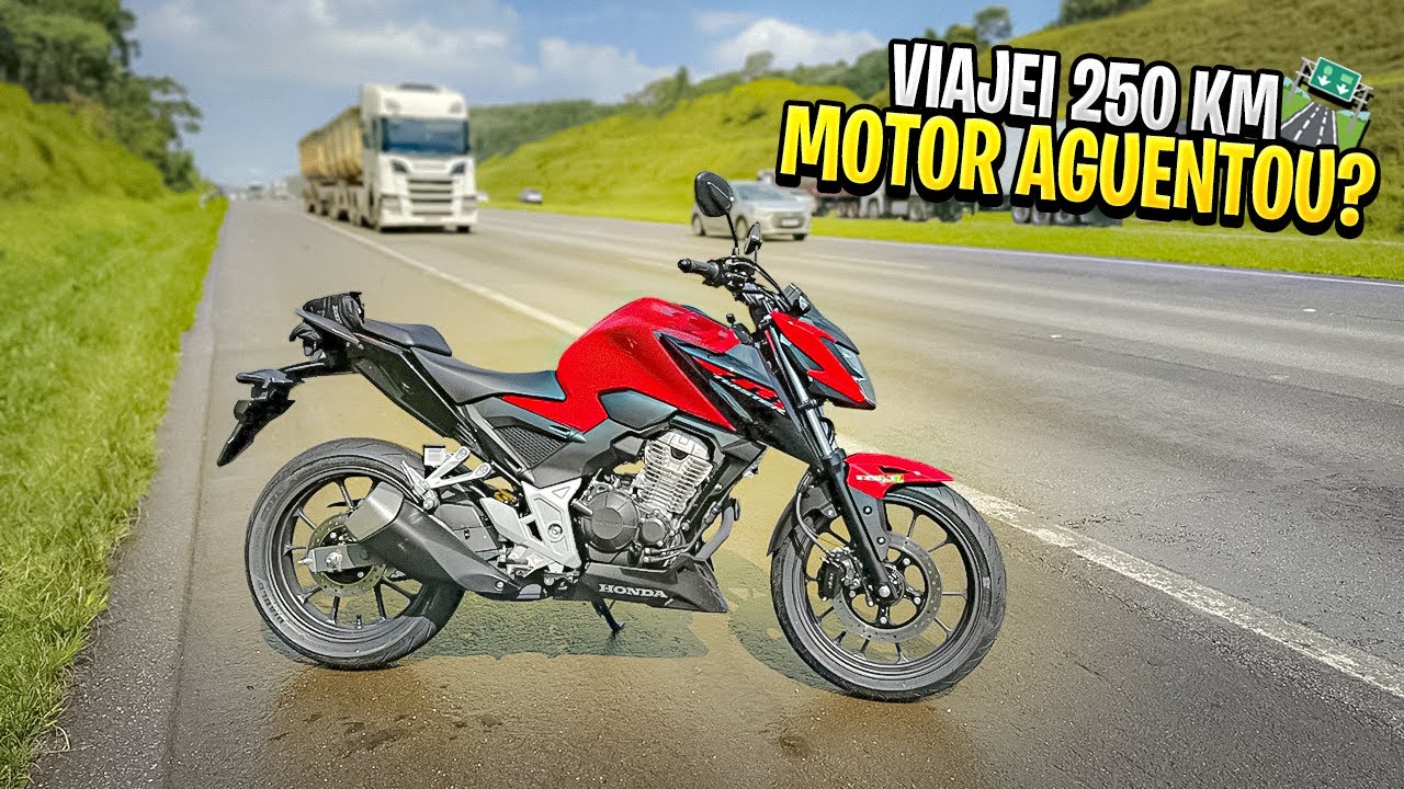 PRIMEIRA VIAGEM COM A NOVA CB TWISTER 300, MOTOR AGUENTOU?!