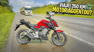 PRIMEIRA VIAGEM COM A NOVA CB TWISTER 300, MOTOR AGUENTOU?!