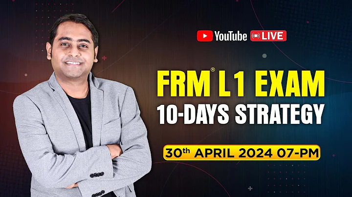 [Live] Last 10 Days Strategy for Cracking FRM Level 1 Ft. Ganesh Nayak | Fintelligents