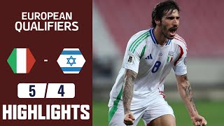 Italy vs. Israel | 5-4 | Highlights | 2026 World Cup Qualifiers