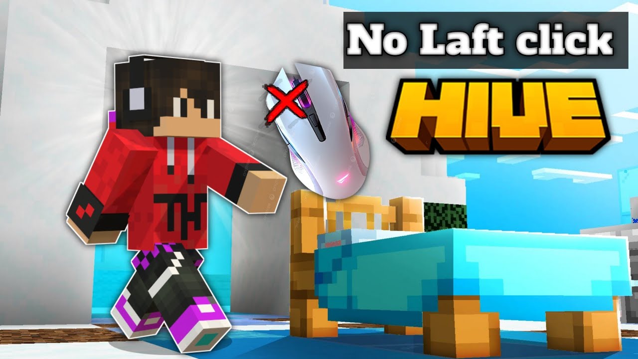 Hive Bedwars But i Can't Left Click (Hindi)