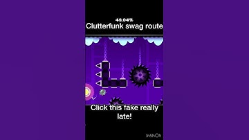 Clutterfunk swag route! #geometrydash #gd #shorts