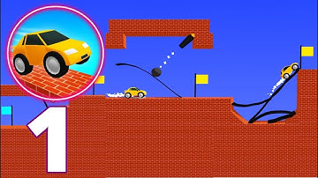 Draw Bridge - Gameplay Walkthrough Part 1 - Tutorial (iOS, Android)