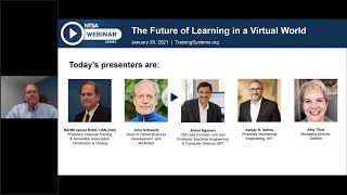 NTSA January Webinar   The Future of Learning in a Virtual World