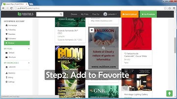 PUB HTML5 Tutorial Add Online Digital Publication to Favorites