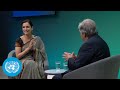 UN Chief Guterres &amp; SDG Advocate Dia Mirza Call to Urgent Climate Action | COP28 | United Nations