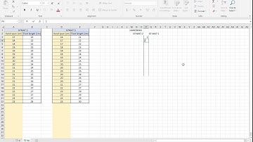 2b creating a stem & leaf plot in MS Excel