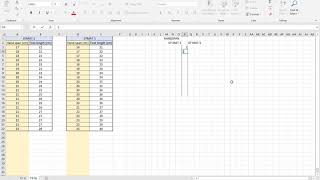 2b creating a stem & leaf plot in MS Excel