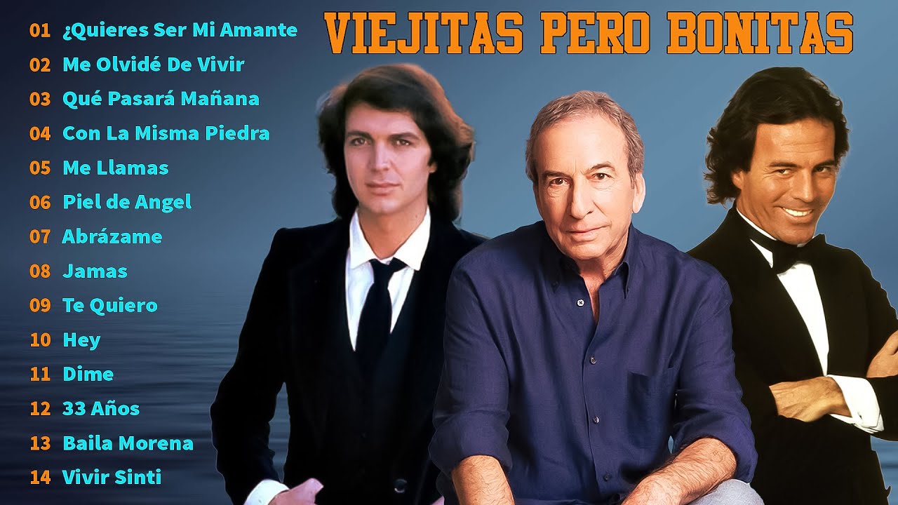 Camilo Sesto, Julio Iglesias, José Luis Perales Mix Exitos 🎶 Éxitos Bonitas Baladas Romantica 2025