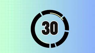 30 Second Countdown Timer | Quiet Classroom Transition