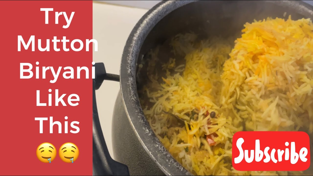 Mutton biryani yummy yummy gaa try like this చాలా బాగా వచ్చింది