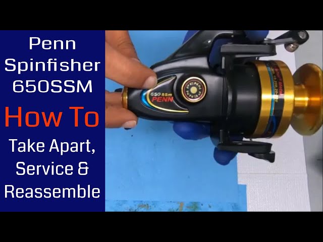 Penn Spinfisher 7500SS Fishing Reel - How to take apart, service