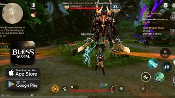 Bless Global Mobile Android iOS Gameplay Walkthrough | New RPG Fighting Games 2023 #blessglobal