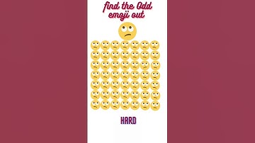 Find the Odd emoji|| Memory test challenge #shortvideo #shorts