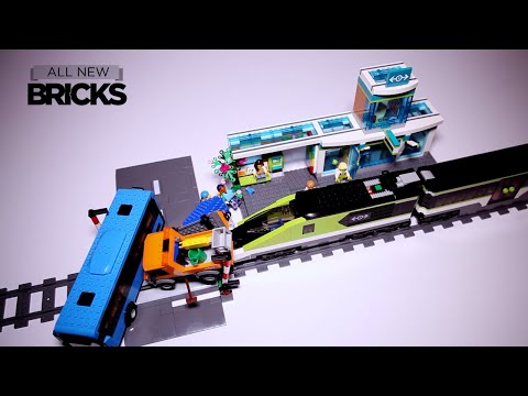 Lego City 60335 Train Station Speed Build