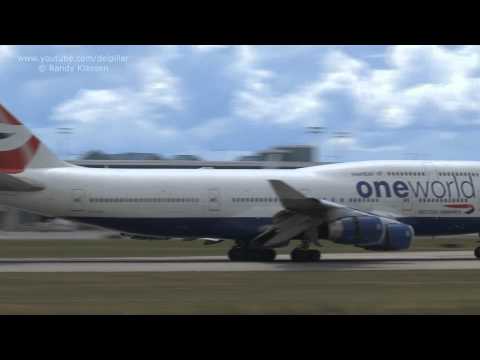 British Airways B747, Air Transat A330, + more landing at YVR