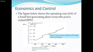 Power System - ECONOMICS & CONTROL