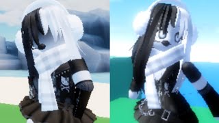 Roblox run2u stayc dance character cover, old vs new character.