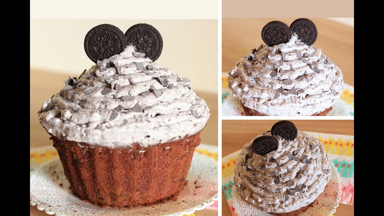 TORTA CUPCAKE GIGANTE senza uova ricetta semplice con frosting
