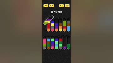 Water sort puzzle level 2801
