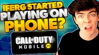 iFerg talks about PLAYING ON PHONE instead of iPAD in COD Mobile...