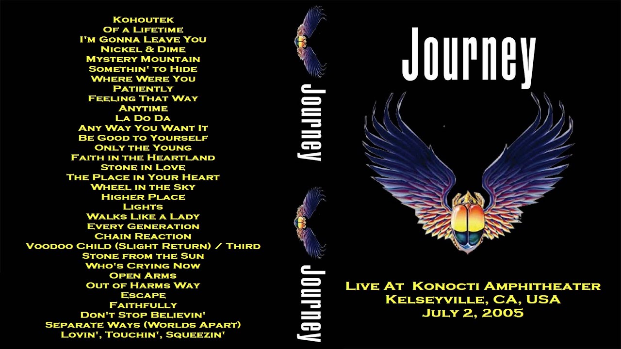 Journey ~ Live in Kelseyville, CA July 2, 2005 Steve Augeri [DVD] Generations Tour 30th Anniversary