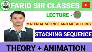 LECTURER - 29 ( STACKING SEQUENCE)