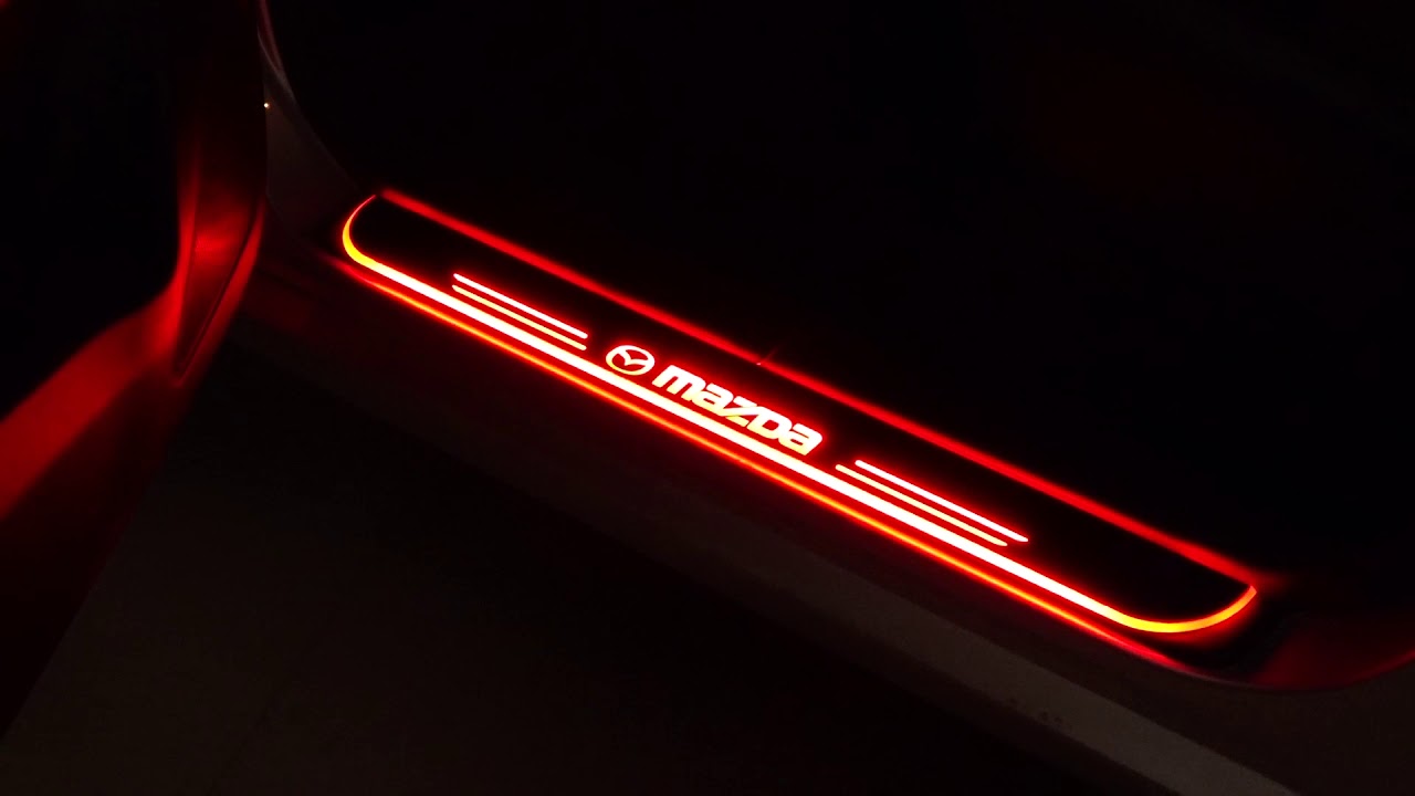 Mazda LED Door Sill - YouTube