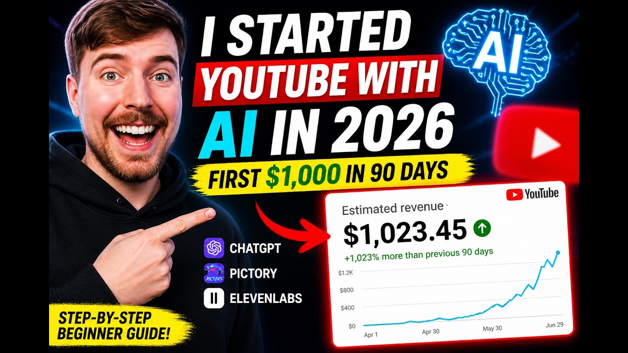 How I’d Start YouTube in 2026 Using Only AI Tools. - YouTube