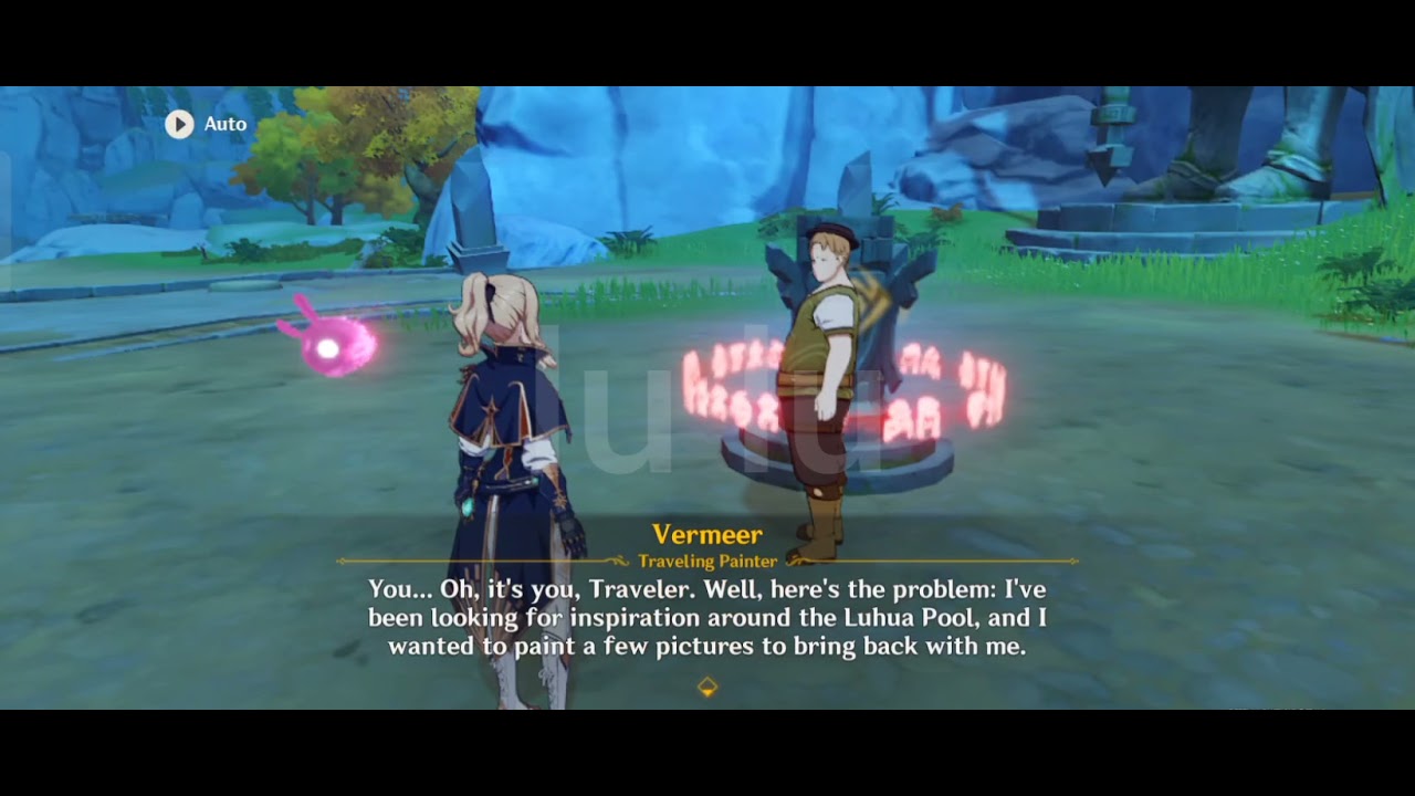 GENSHIN IMPACT Look for Vermeer's Paintbrushes and Paints YouTube