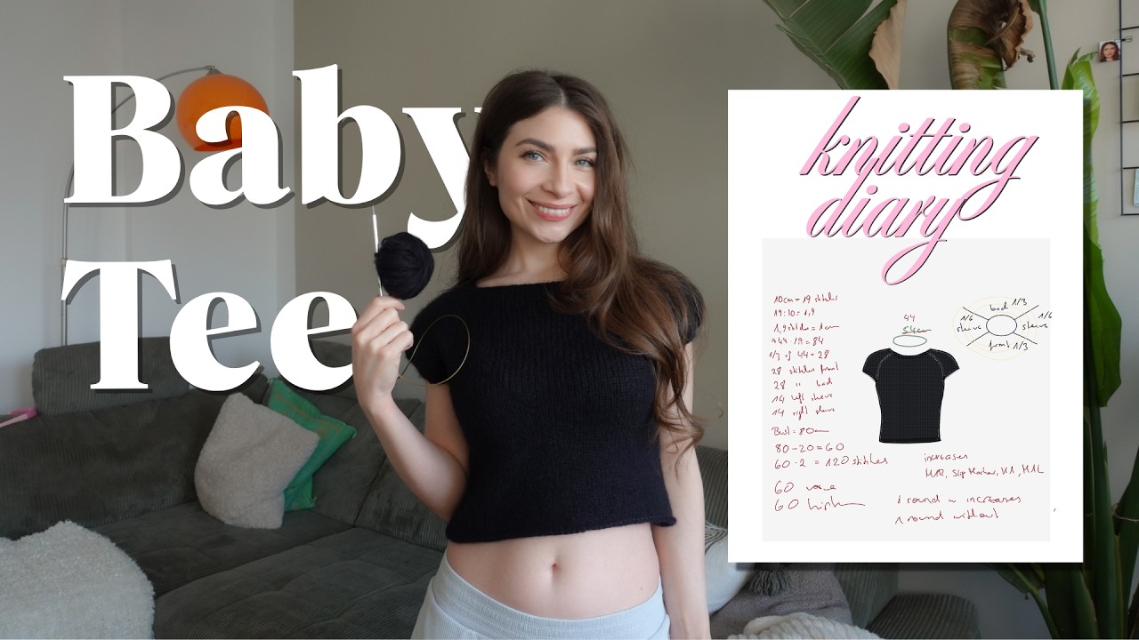 Baby Tee stricken als Anfängerin | scheitern & neu anfangen