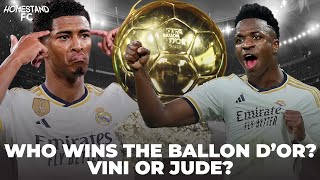 Teammates pinned against one another to win the Ballon d’Or: Vini Jr. vs. Jude Bellingham!