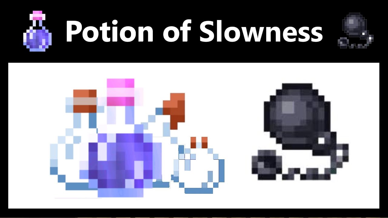 How to Make a Potion of Slowness IV in Minecraft YouTube
