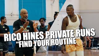 Rico Hines Private Runs featuring Terry Rozier, Pascal Siakam, Jabari Smith, Davion Mitchell & MORE