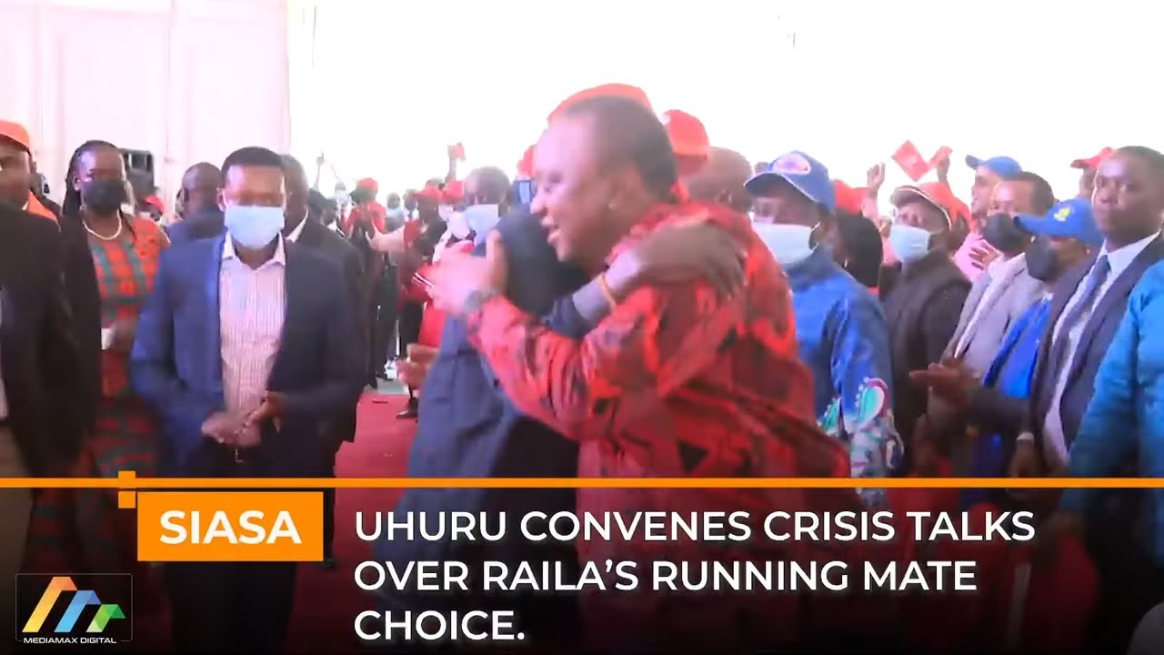 Uhuru convenes crisis talks over Raila’s running mate choice.