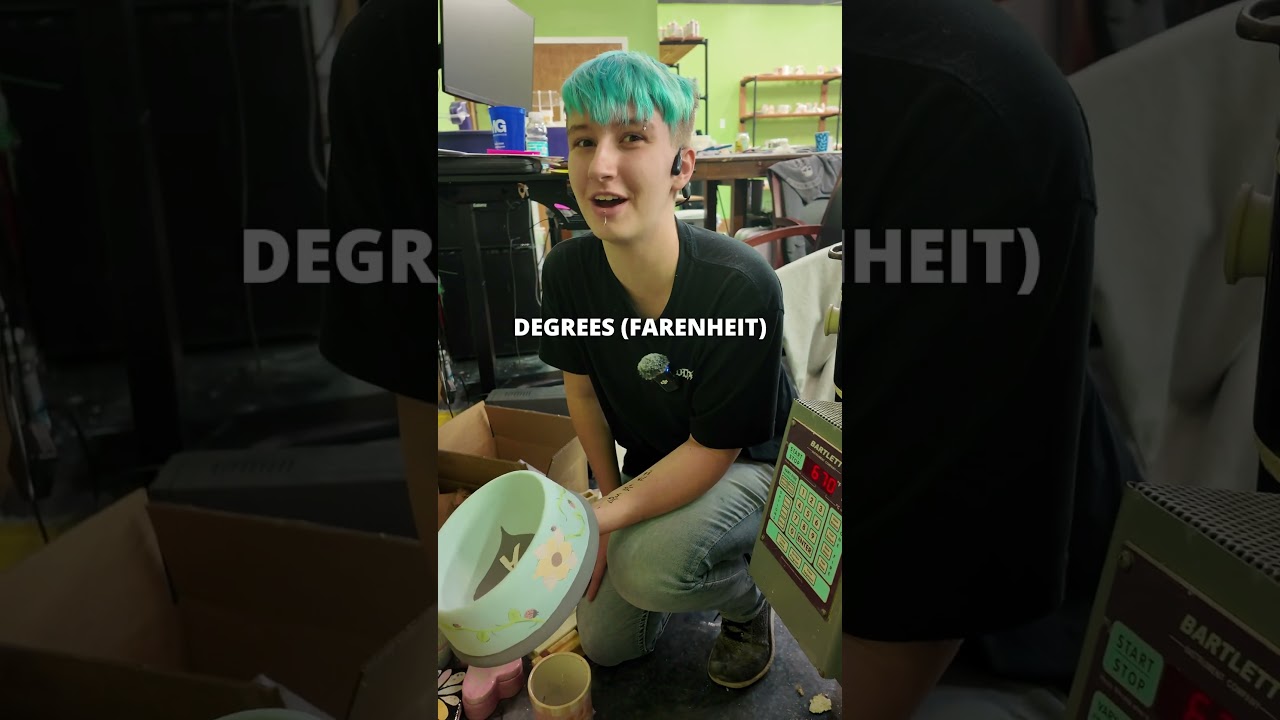 Before and after the kiln AND a little about the kiln while we're at it