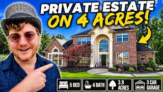 Stunning Private Estate in Claremore OK | 5 Bed Luxury Home on 4 Acres