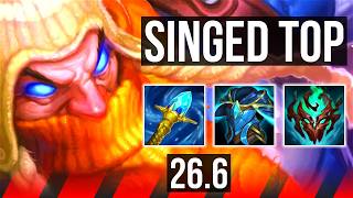 SINGED vs MASTER YI (TOP) | EUW Challenger | 26.6