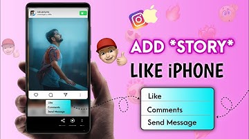 HOW TO ADD STORY LIKE iPHONE ON ANDROID🔥 | iOS Like Story On Android Instagram