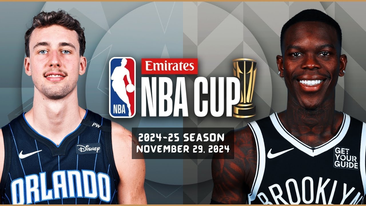 MAGIC at NETS | EMIRATES NBA CUP 🏆 | FULL GAME HIGHLIGHTS | November 29, 2024 | 2024-25 Season